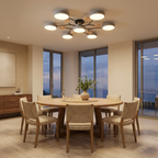 Nova Branch ceiling light above a dining table
