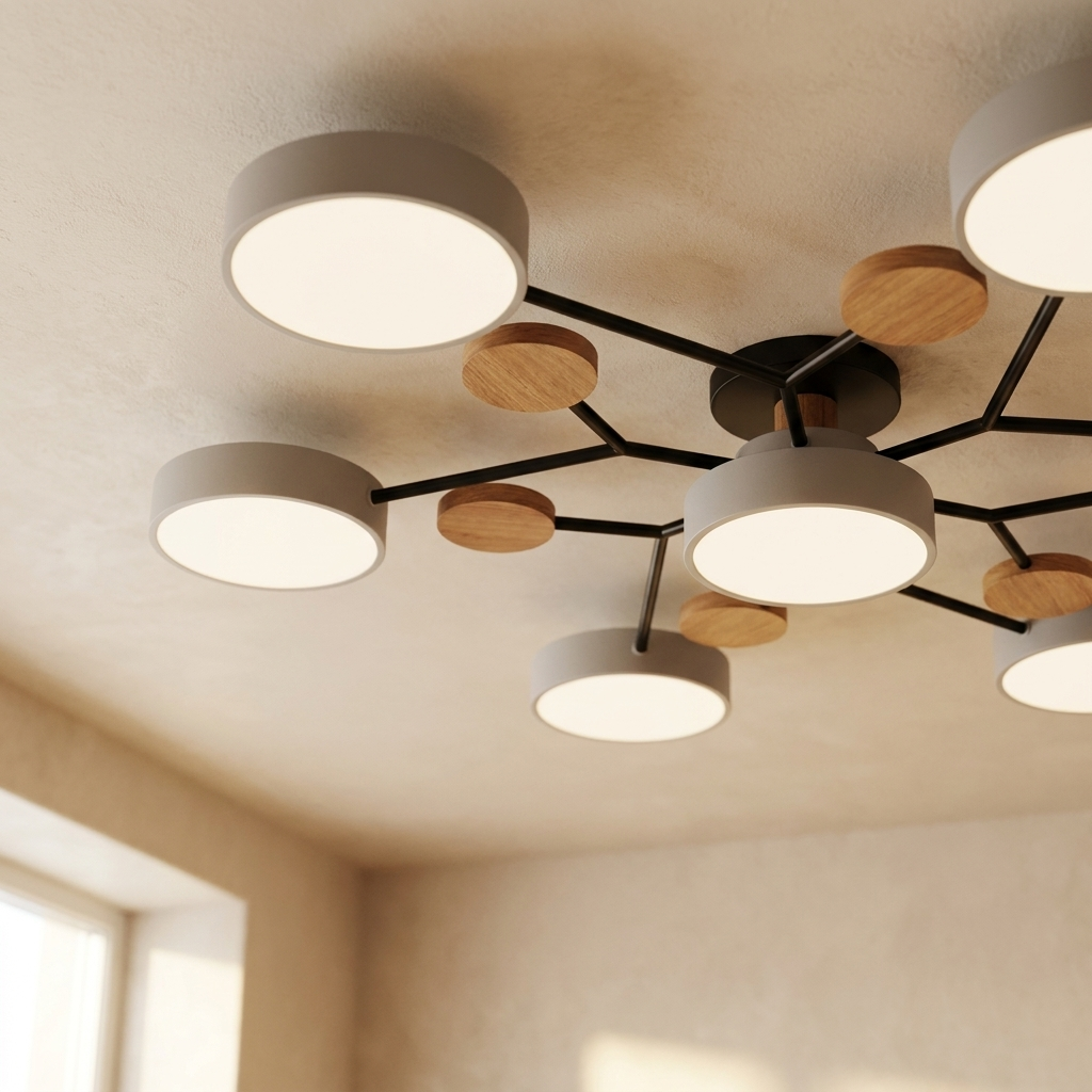 Nova Branch ceiling light branch arm detail